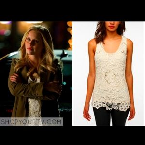 Aso Rebekah Mikaelson Crochet Tank Top